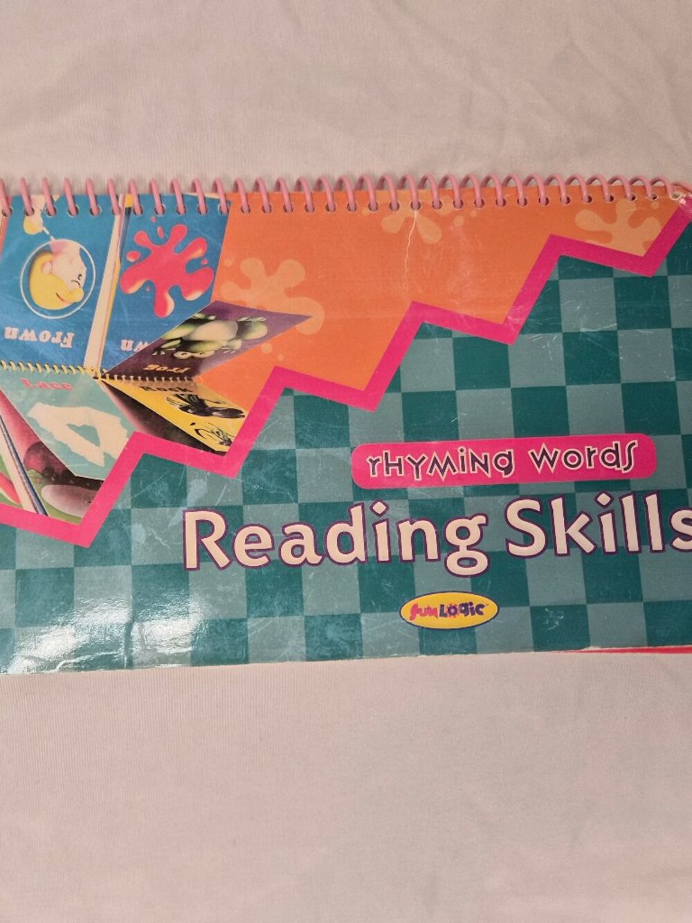 Vintage Y2K 2000s Fun Logic Reading Skills Rhyming Words Interactive Book